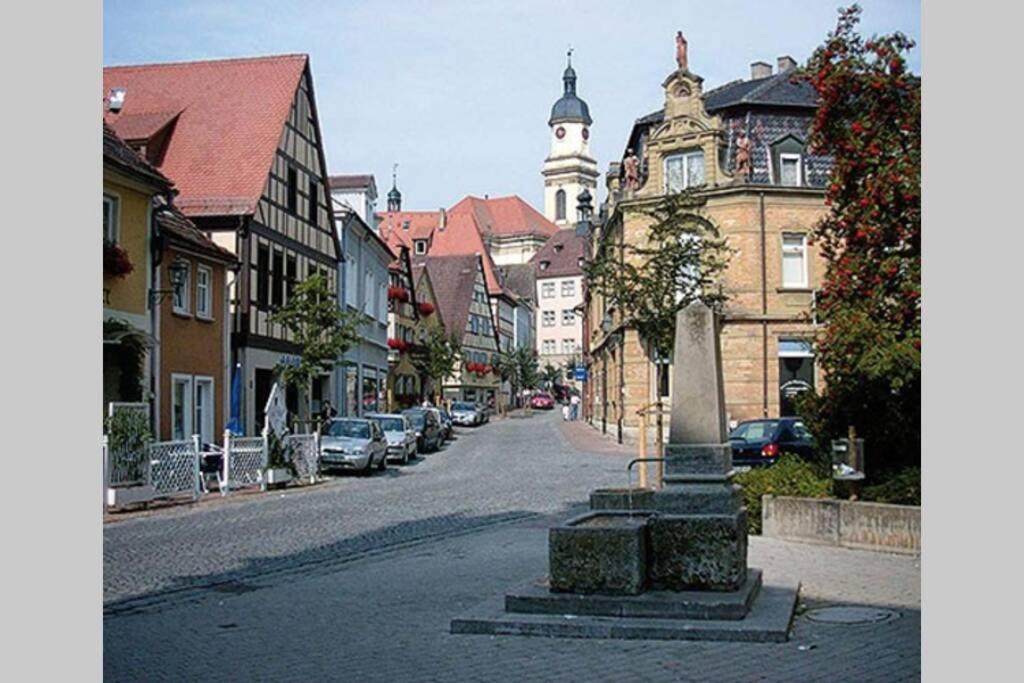 Wohnen In Einer Jugendstilvilla Uffenheim Exterior foto